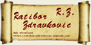 Ratibor Zdravković vizit kartica